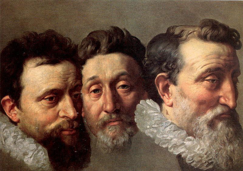 POURBUS, Frans the Younger Head Studies of Three French Magistrates China oil painting art